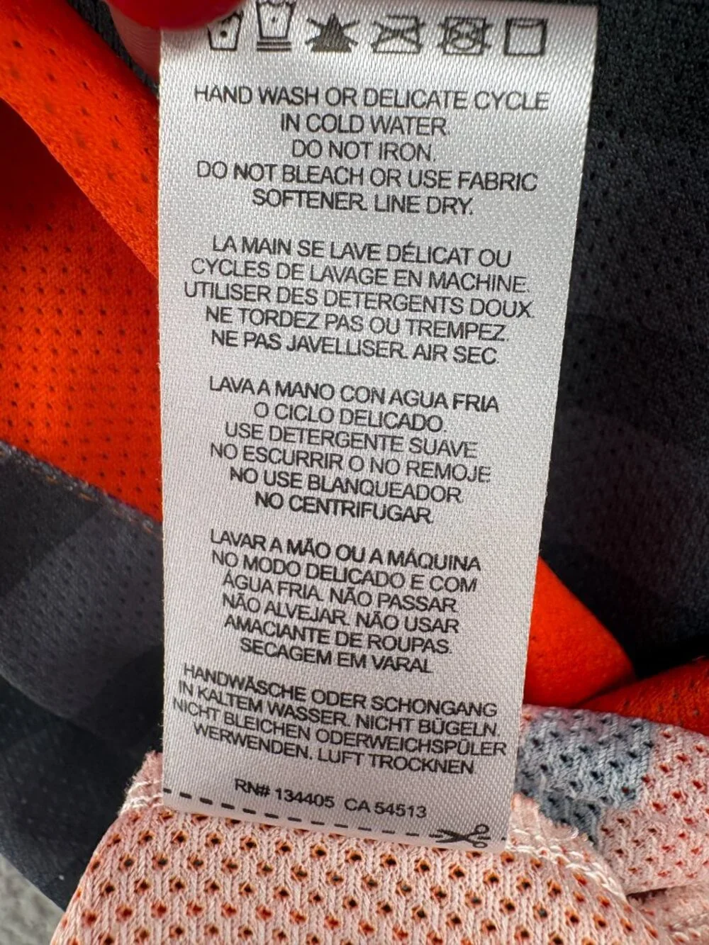 Troy Lee Designs Youth M MTB Bike Jersey Orange Gray Motocross BMX